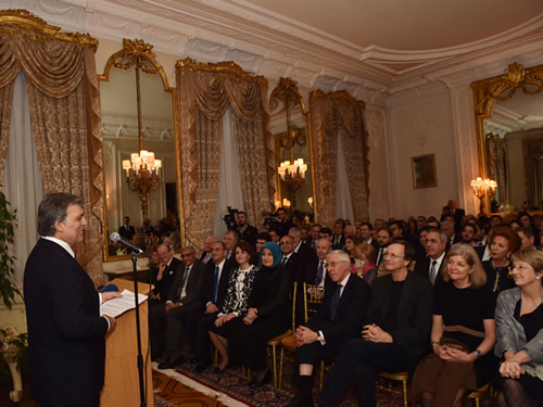 11th President Gül, participated in the reception organized for the launch of his biography